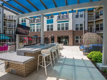 Outdoor barbecue gas grills & kitchen